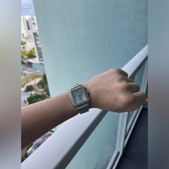 Michele Deco 18mm watch with diamonds - Picture 9 of 12